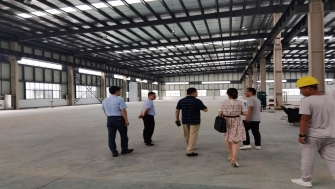 高新區(qū)管委會劉亞東主任調(diào)研我司承建的通晟汽車、全智機(jī)械項(xiàng)目